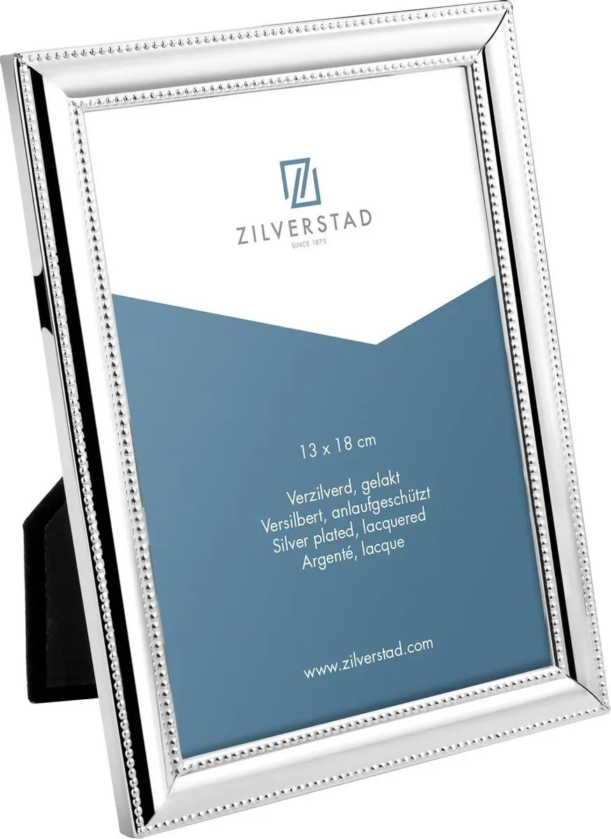 Zilverstad Fotolijst Parel zilver 13x18cm