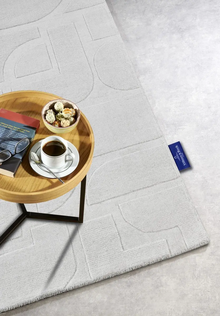 Villeroy & Boch Alexis Wollen Vloerkleed 120x170cm - Crème - afbeelding 5 van 6