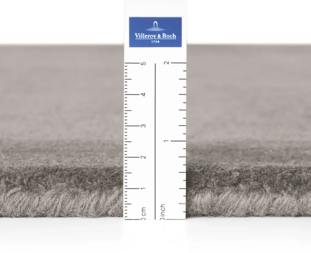 Villeroy & Boch 1812 Kivi Naturel Grijs Wollen Vloerkleed - 125x200cm - afbeelding 5 van 6