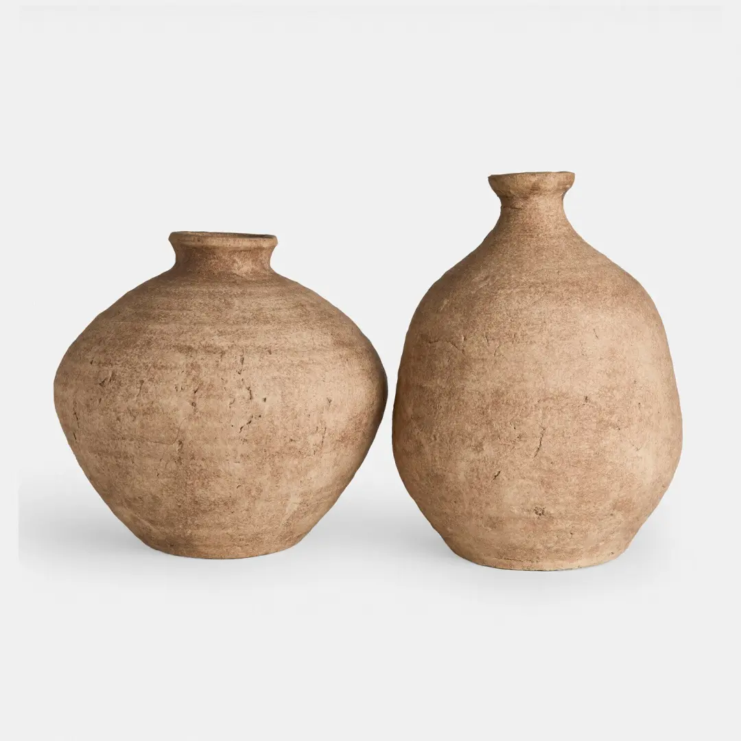 Loberon Decoratieve Vaas Set 2 Stuks