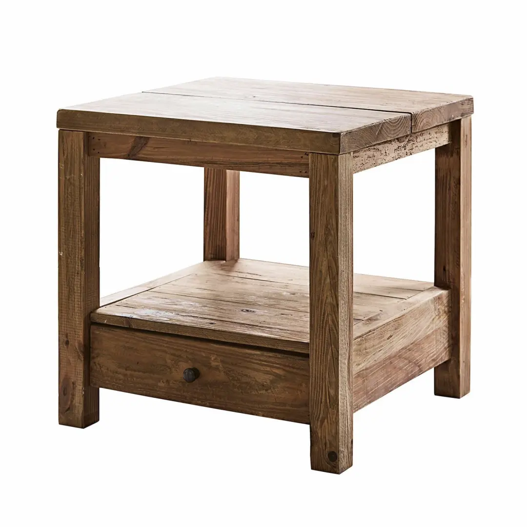 Loberon Iven Bijzettafel - Bruin - afbeelding 5 van 6