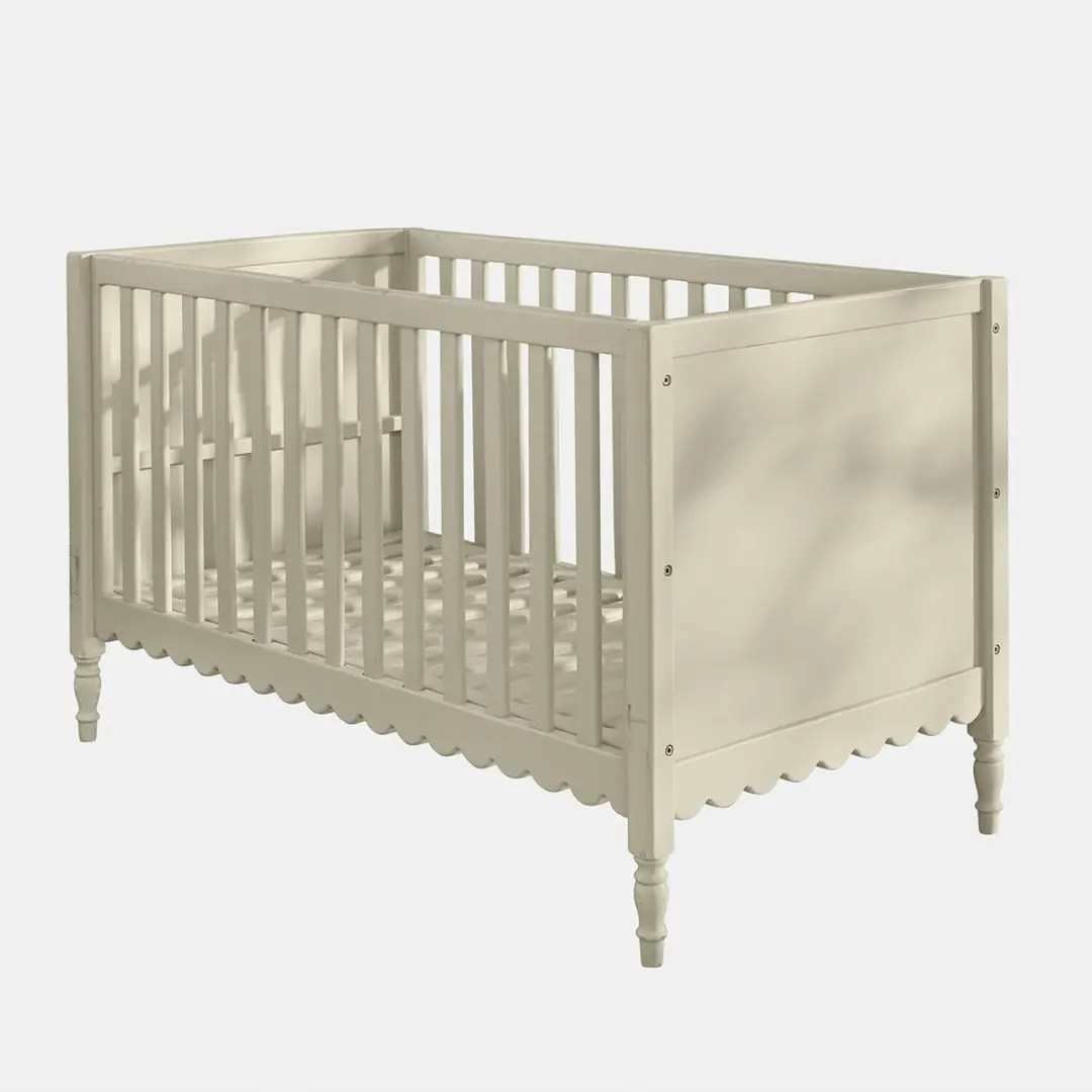 Loberon Ledikant Leily - Eenpersoons 80x140cm Grijs - afbeelding 2 van 6