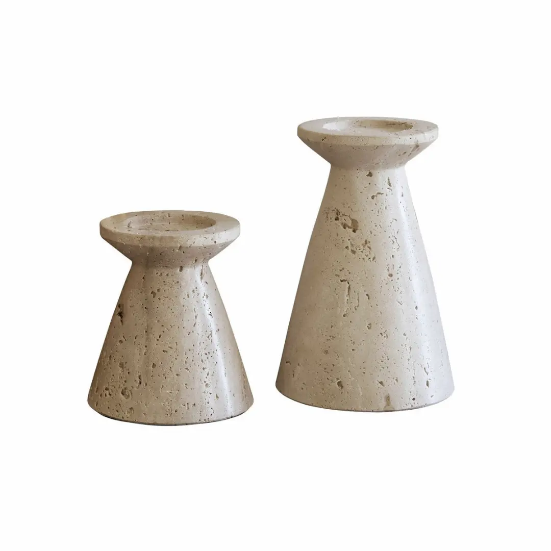 Loberon Bazrahim Kaarsenhouder - 2 Stuks - afbeelding 4 van 5