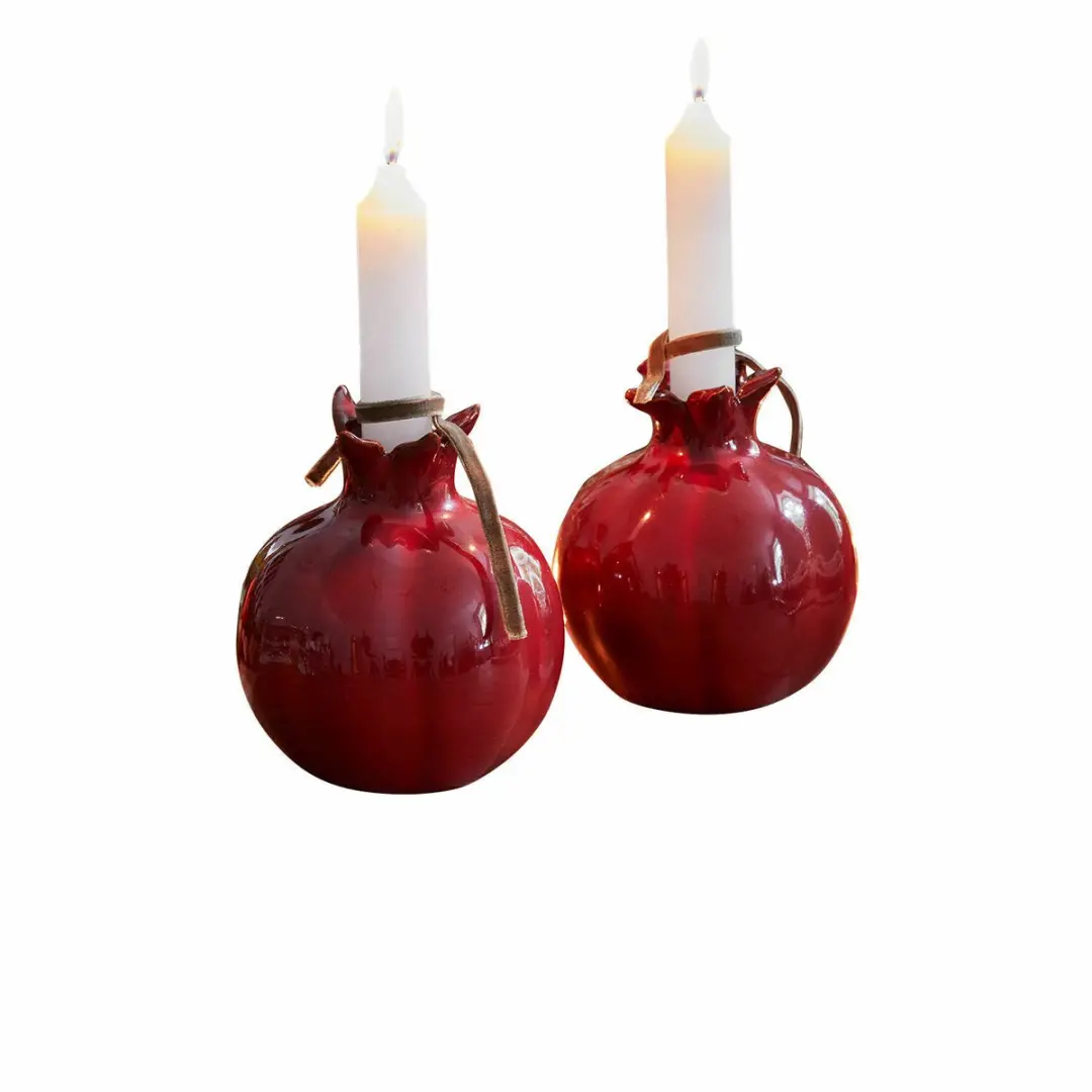 Loberon Kaarsenhouder Set van 2