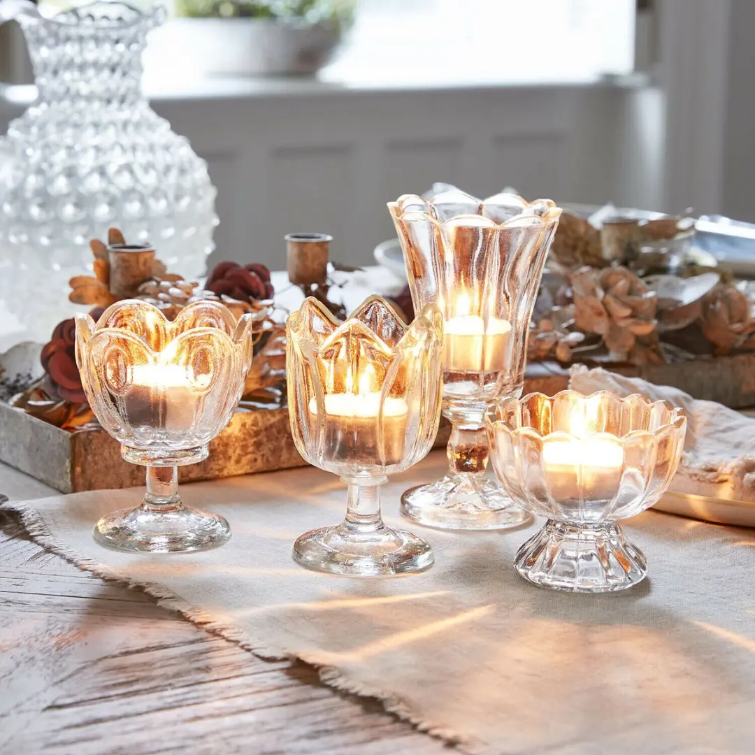 Loberon Amisette Windlichtjes - 4 Stuks Ø8cm - afbeelding 3 van 4