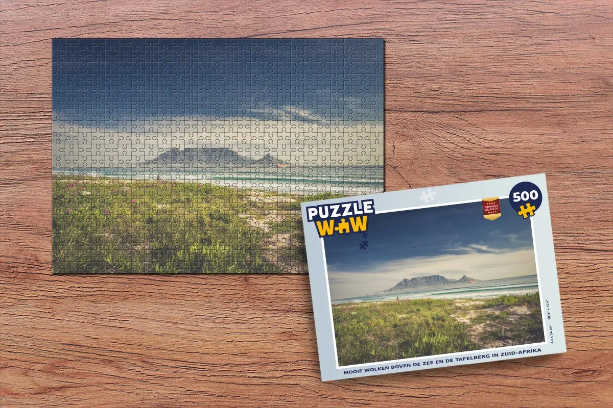 PuzzleWow Legpuzzel Mooie Wolken Zuid-Afrika 500 Stuks - Multicolor
