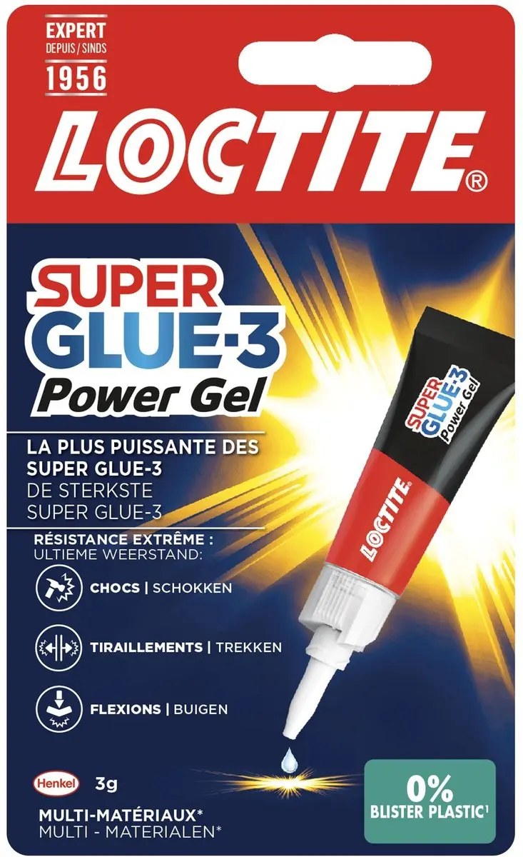 Loctite Powerflex Secondelijm Gel 3g - afbeelding 2 van 2