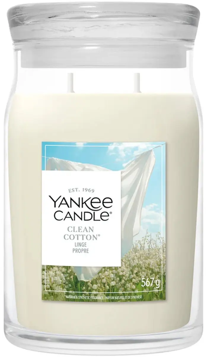 Yankee Candle Clean Cotton Geurkaars