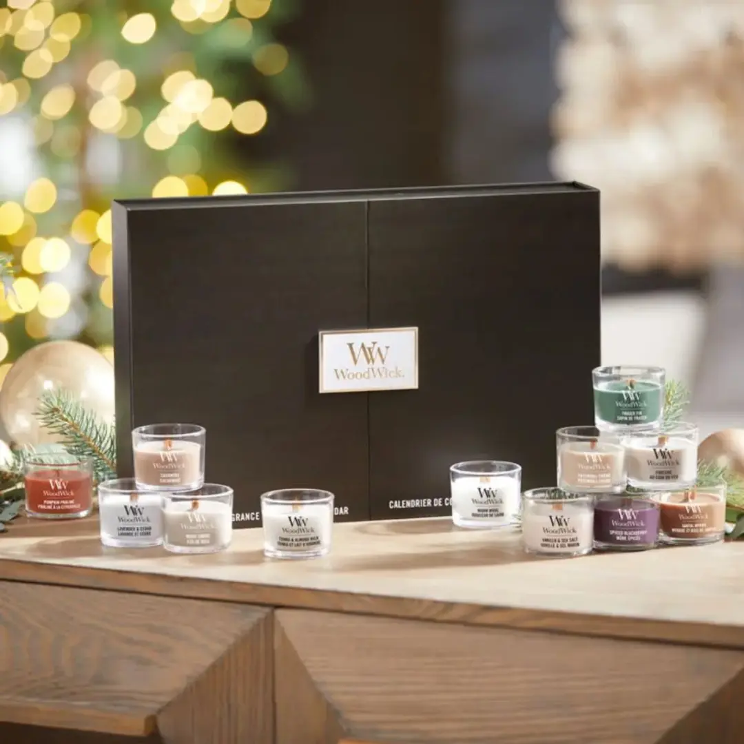 WoodWick 12 Days of Christmas Adventskalender - 12 Kaarsjes - afbeelding 2 van 6