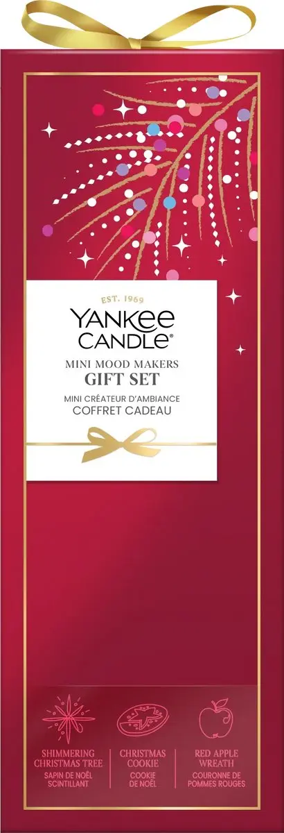 Yankee Candle Gifted Moments Collectie 3 Filled Votive - Rood - afbeelding 2 van 2