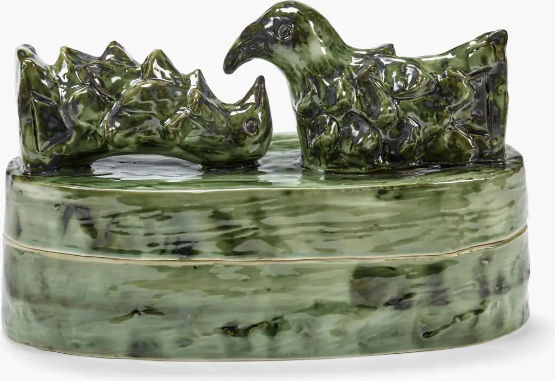 Serax Bela Silva Sonata geurkaars L 26.6x12.5cm H17cm groen