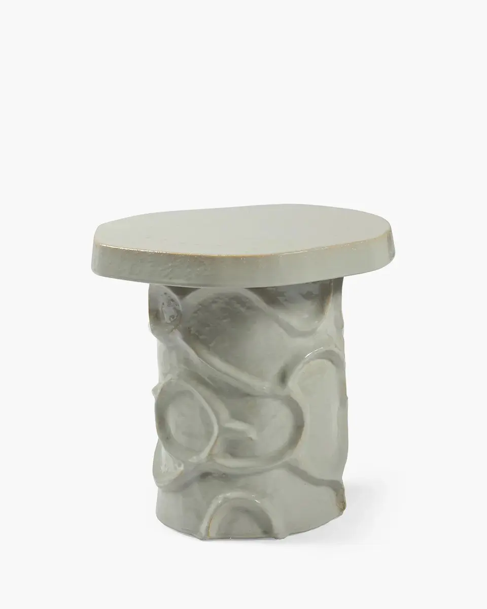 Serax Marie Michielssen Mena 07 Bijzettafel Pawn Grijs Diameter 35-39cm H40cm