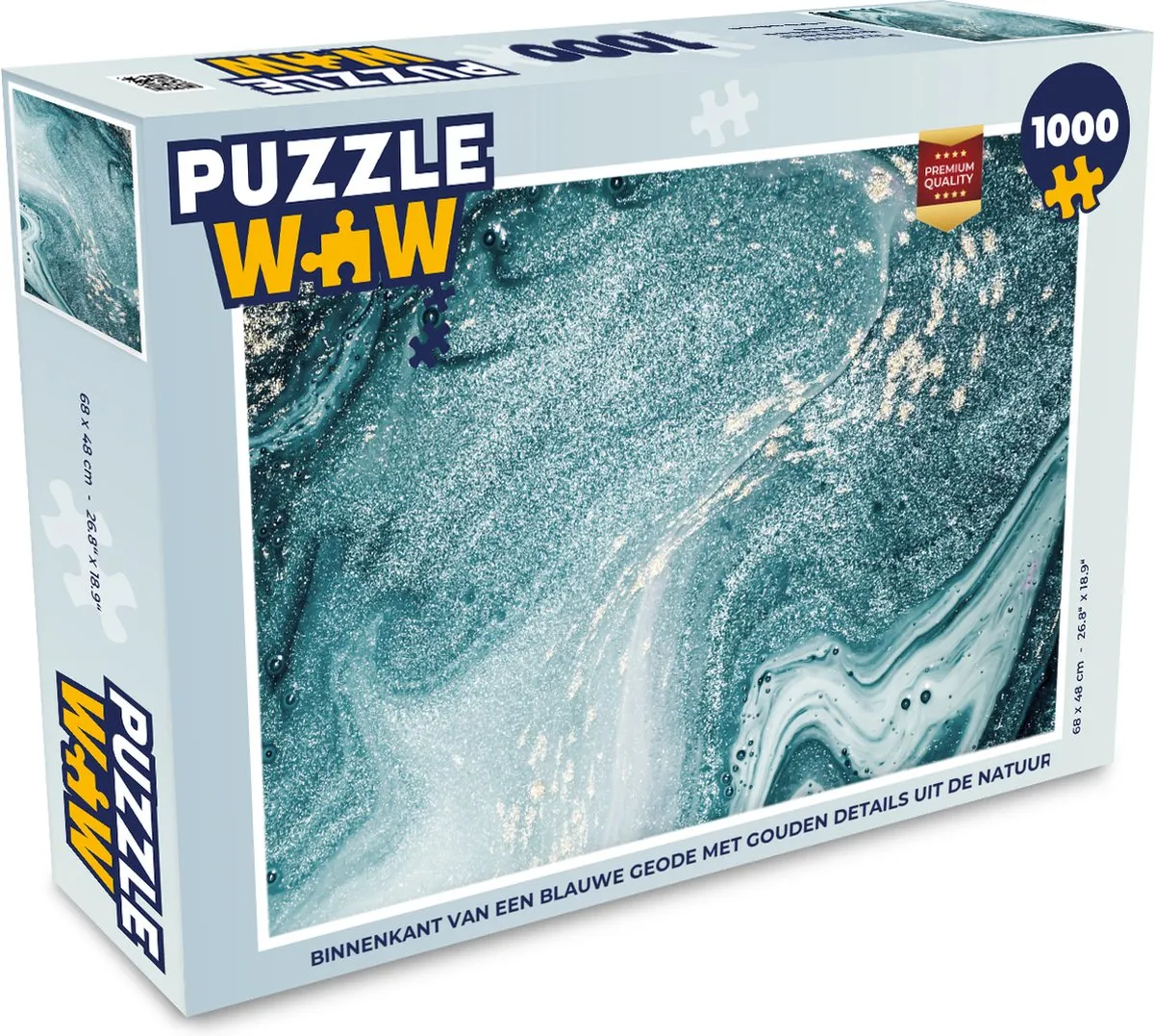 PuzzleWow Marmerlook Legpuzzel 1000 Stuks