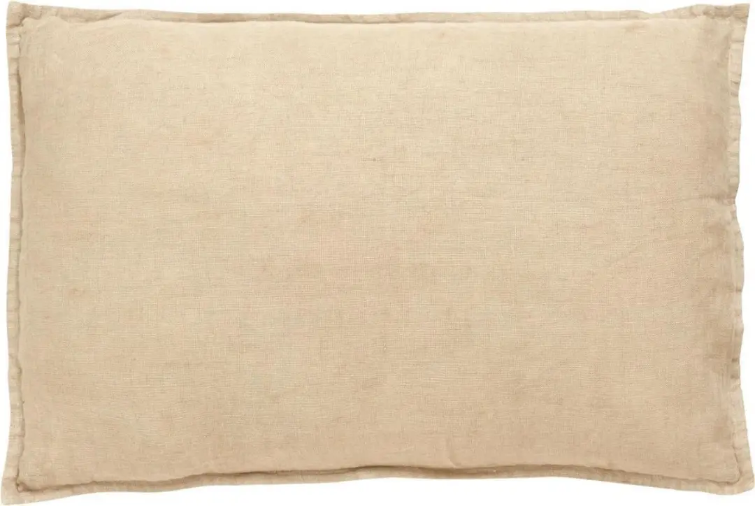 Nordal Vela Kussenhoes Linnen Donkerzand 48x68 - afbeelding 4 van 4