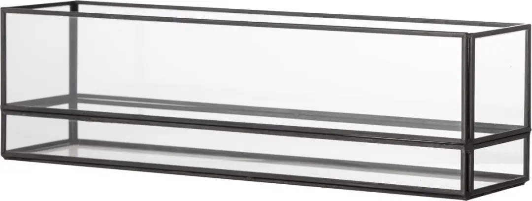 Bloomingville Filula windlicht zwart 35cm