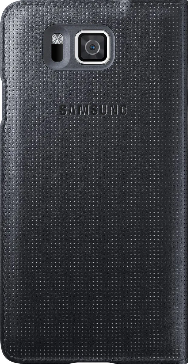 Samsung Galaxy Alpha S-View Cover EF-CG850BBEG - Zwart