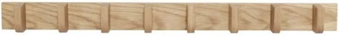 Hübsch Nomad Kapstok Eikenhout 8 Haken - afbeelding 6 van 6