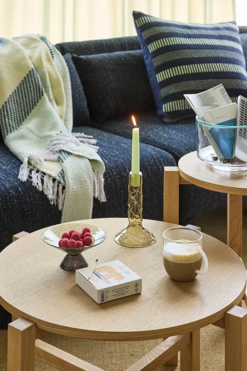 Hübsch Four Nature Salontafel - 2 Stuks - Ø68cm - afbeelding 2 van 6