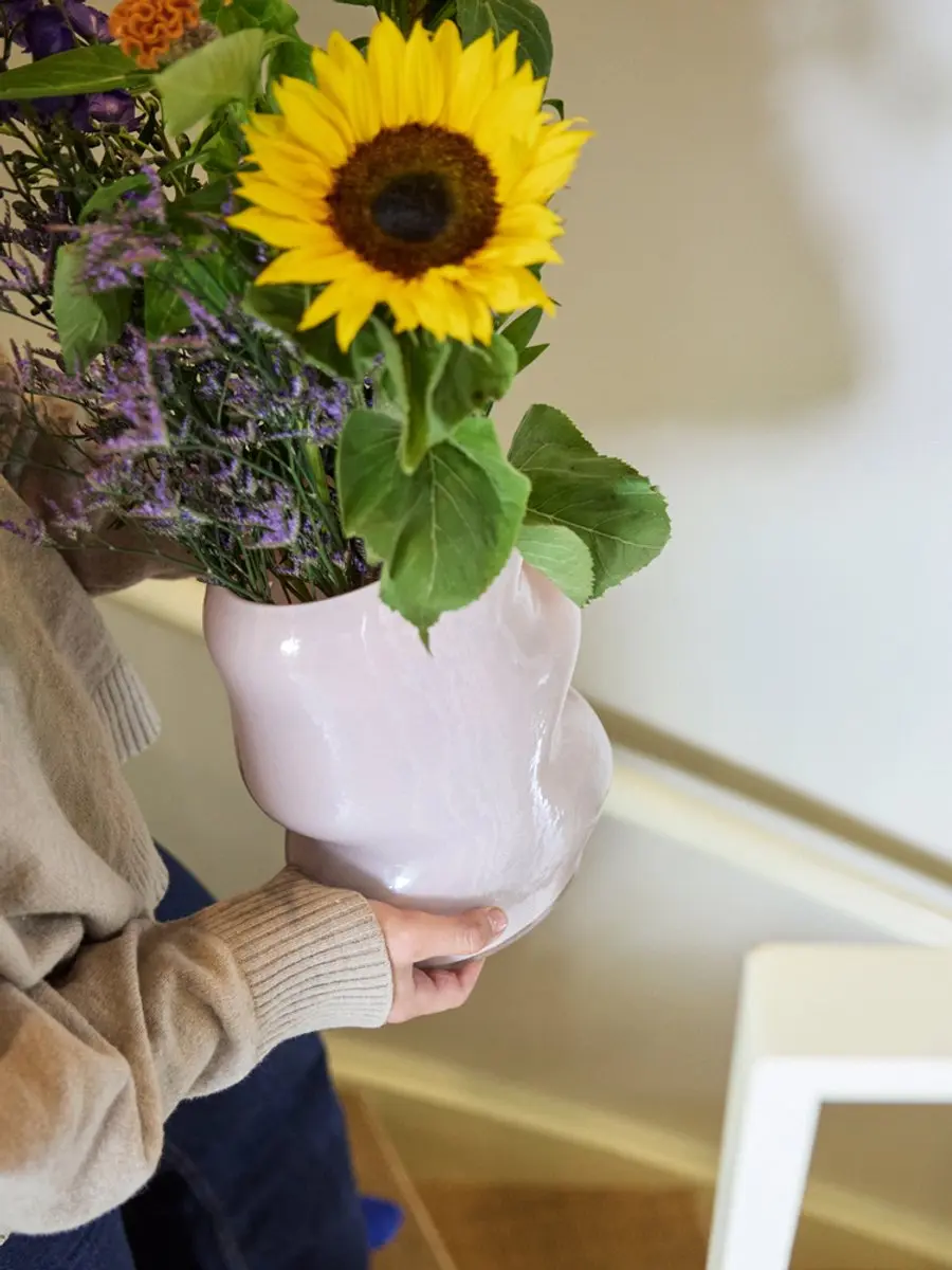 Hübsch Lote Vaas - Roze - afbeelding 5 van 6