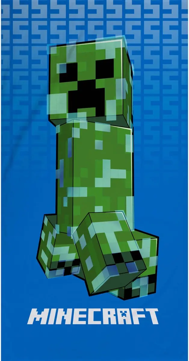 Minecraft Creeper Strandlaken 70x140cm