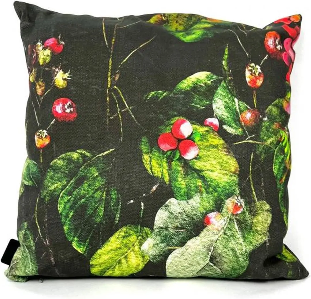 Madison sierkussen 45x45 cm Rib Cherry