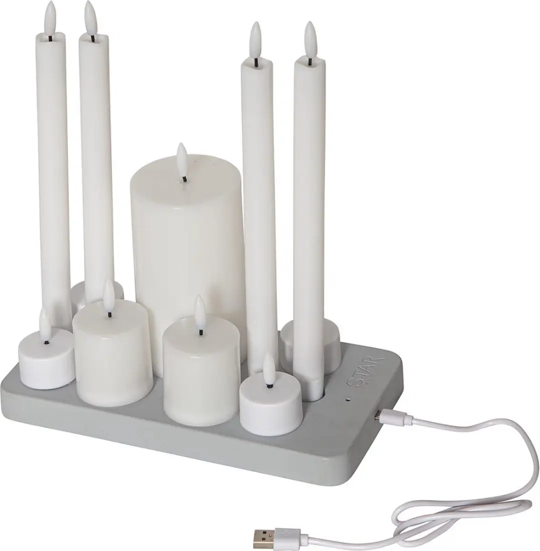 Star Trading Flamme Charge Mix LED Kaarsenset 11 Stuks