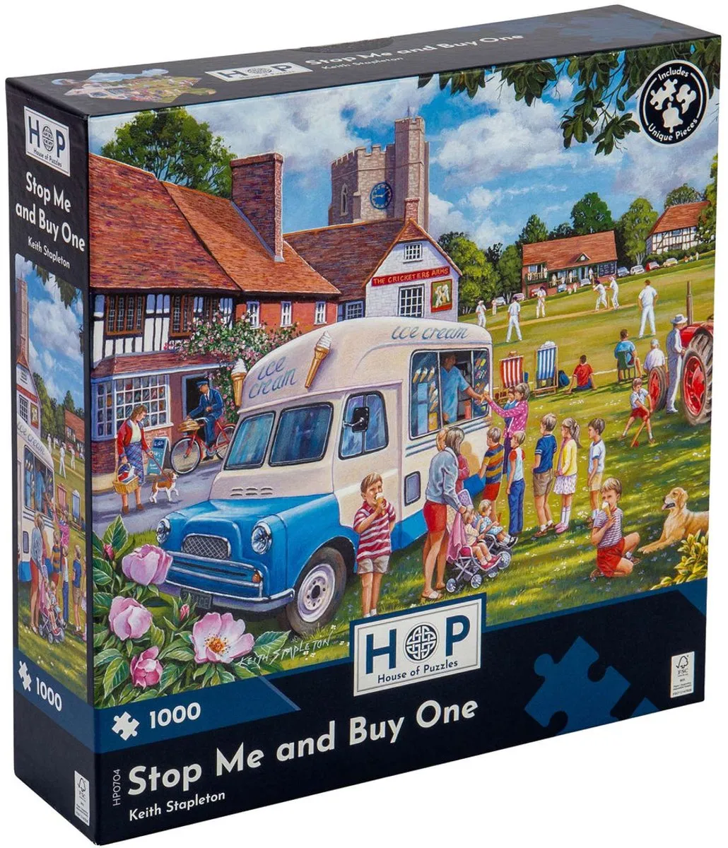 House of Puzzles Stop Me and Buy One Legpuzzel 1000 Stuks - Multicolor