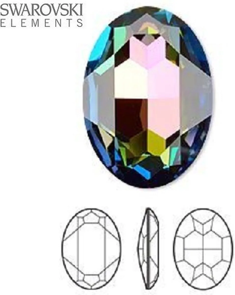 Swarovski Elements Vitrail Medium Ovaal Steen 30x22mm