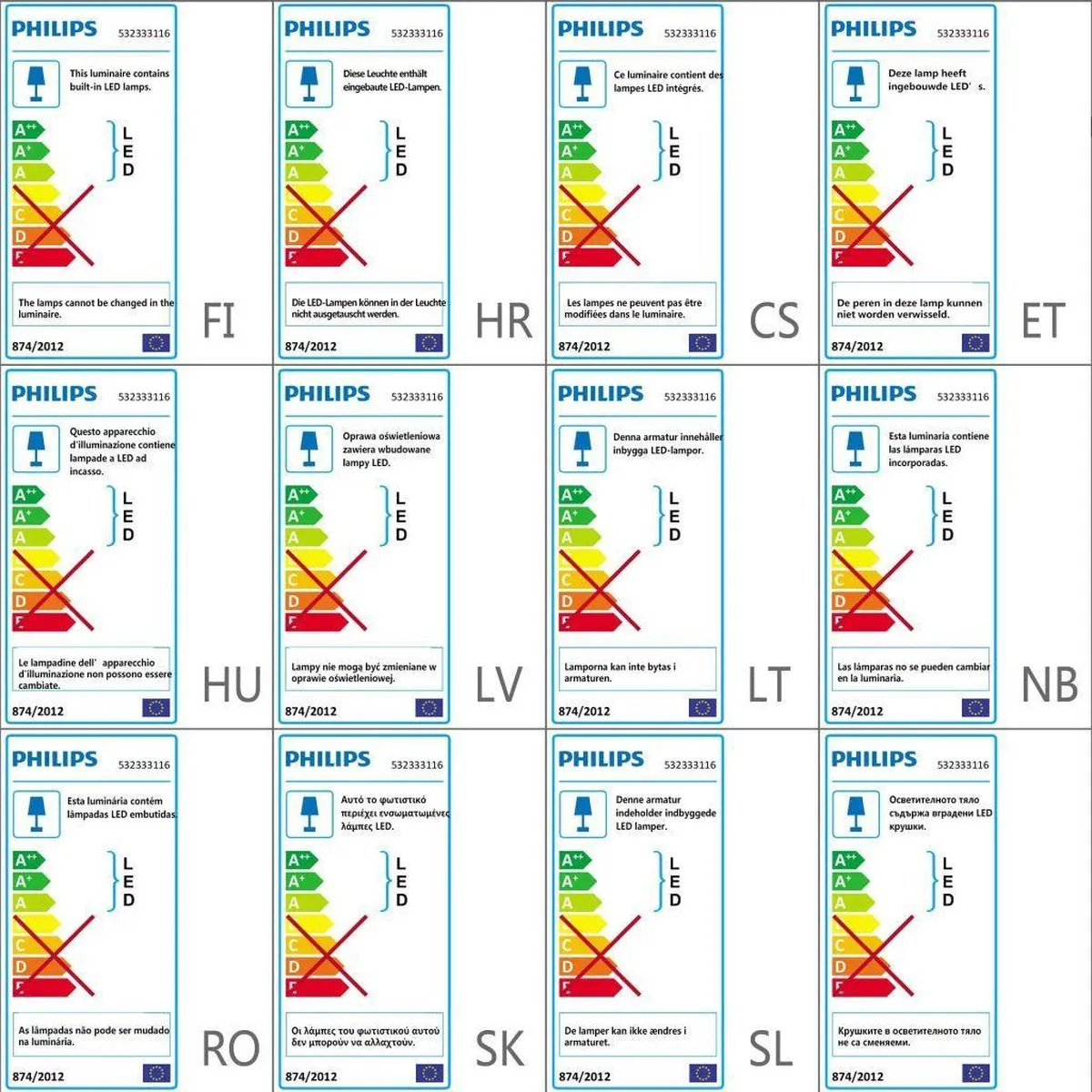 Philips myLiving Dyna Plafondlamp 3 Spots - Wit - afbeelding 4 van 6