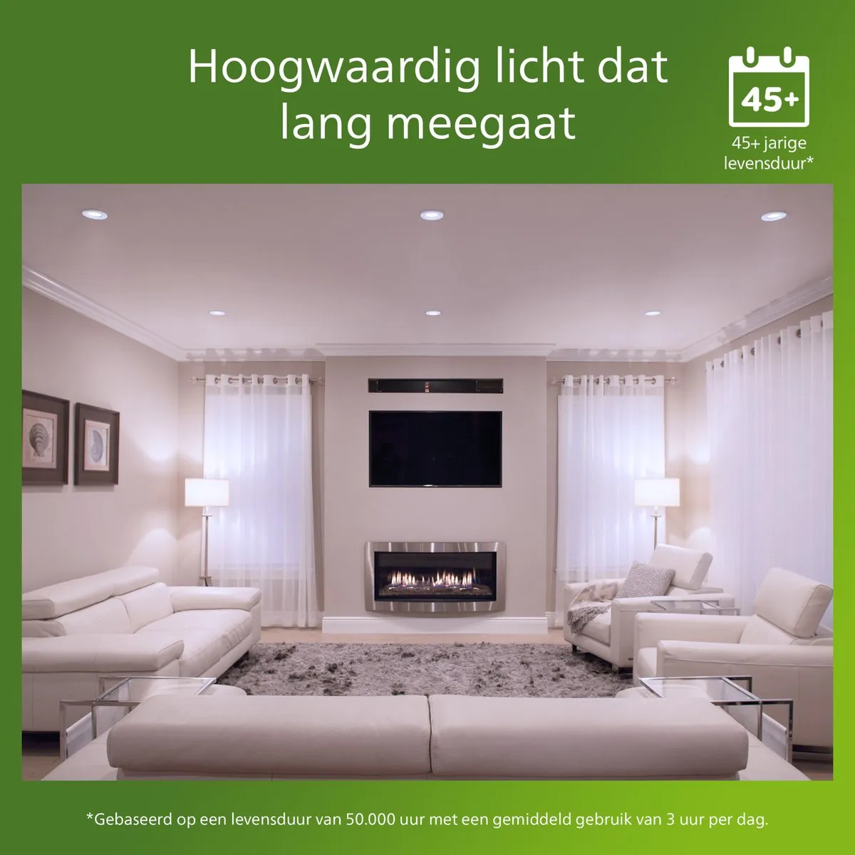Philips UltraEfficient LED Spot GU10 1.2W - Koelwit 4000K