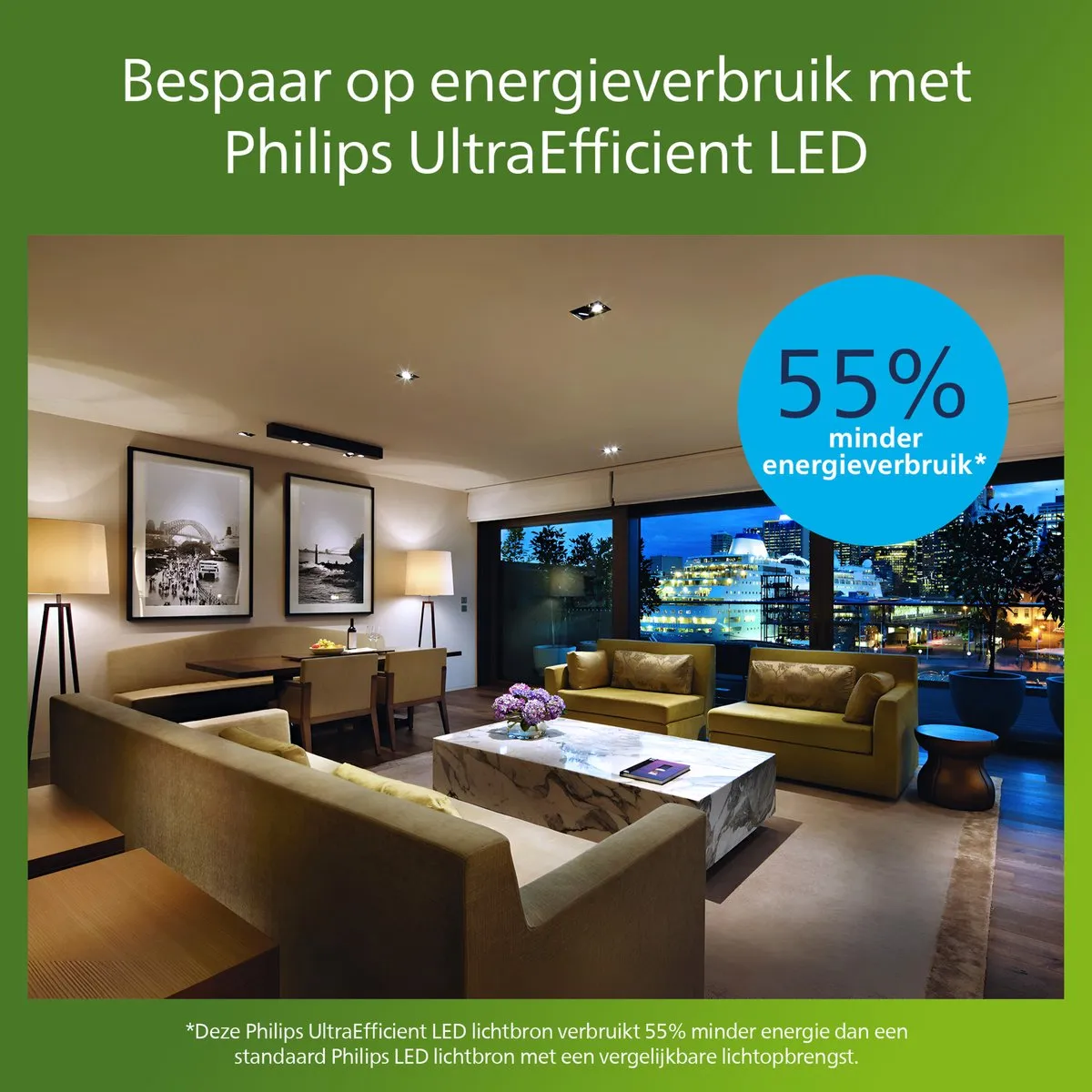 Philips UltraEfficient LED Spot GU10 1.2W - Koelwit 4000K