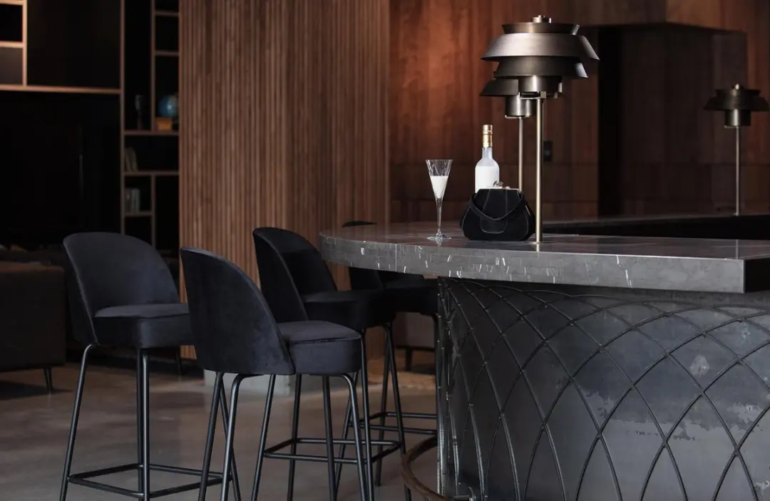 WOOOD Vogue Barstoel H65 - Zwart - afbeelding 5 van 6
