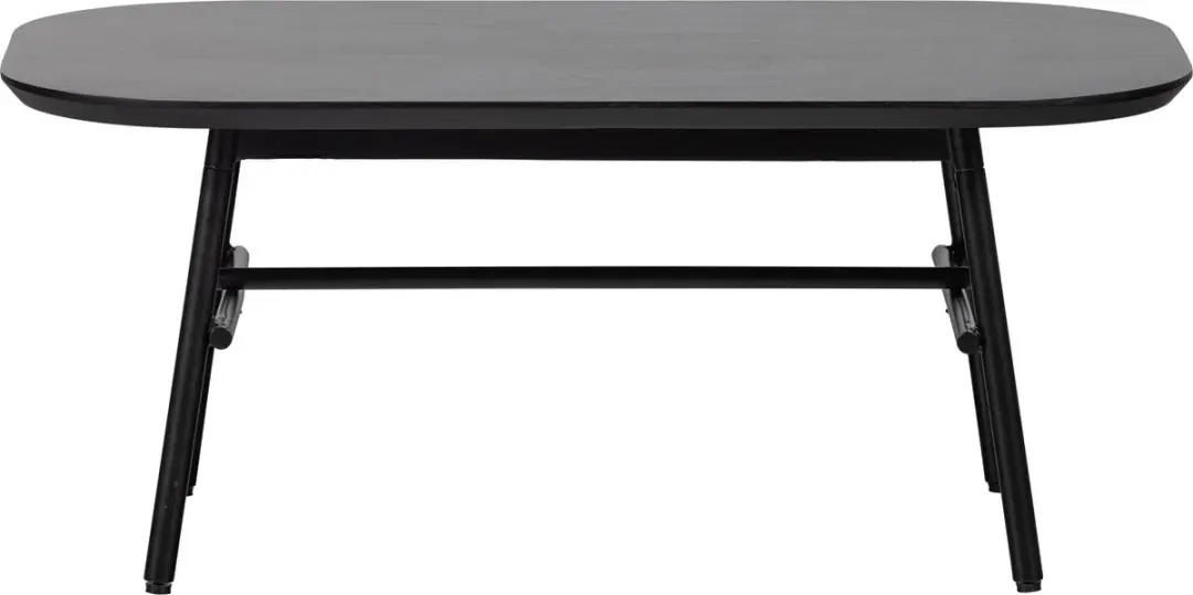 vtwonen Elegance Salontafel Mangohout - Zwart 100x60cm - afbeelding 6 van 6