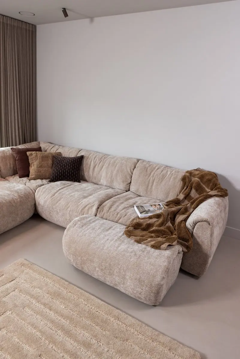 WOOOD Alicia Vloerkleed Wol 170x240cm - Zand - afbeelding 6 van 6