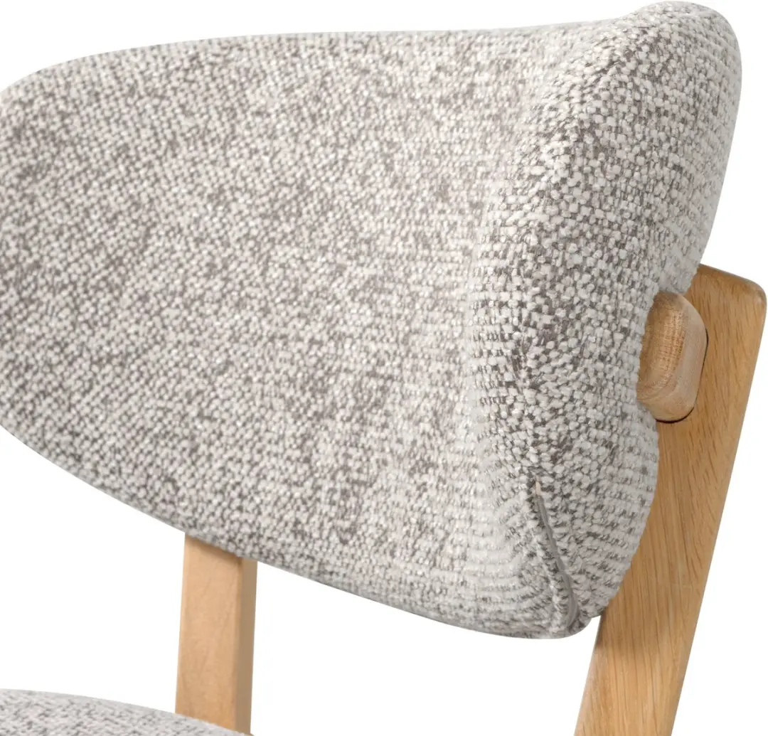 WOOOD Udar Barstoel Houten Frame - Naturel - afbeelding 2 van 6