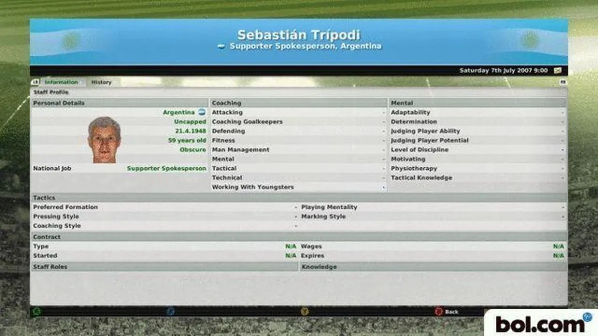 Sega Football Manager 2008