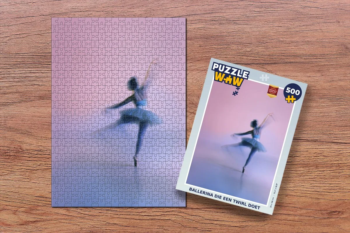 PuzzleWow Legpuzzel Ballerina Twirl 500 Stuks - Multicolor
