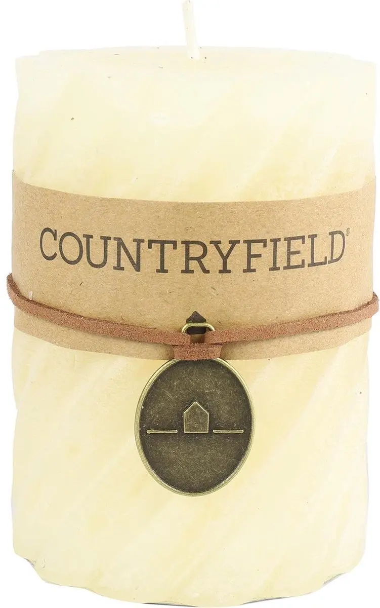 Countryfield Stompkaars met Ribbel Crème Ø7 cm