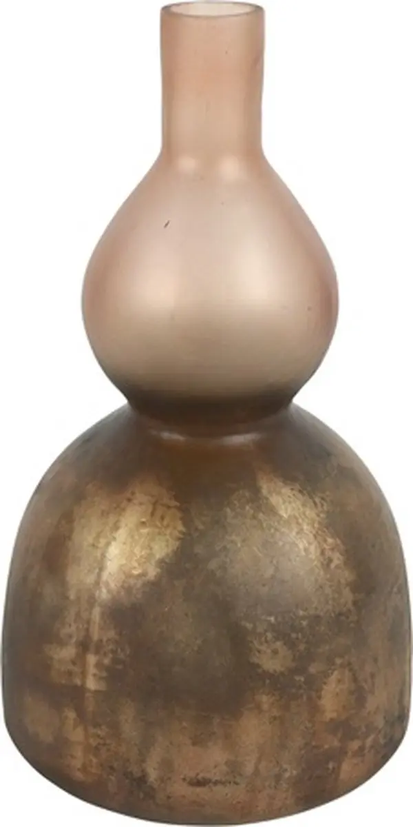 Countryfield Fles Deminique glas L15B15H28CM d.bruin