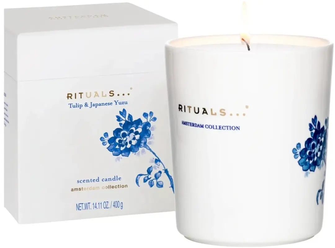 Rituals Amsterdam Geurkaars 400g - Blauw - afbeelding 6 van 6