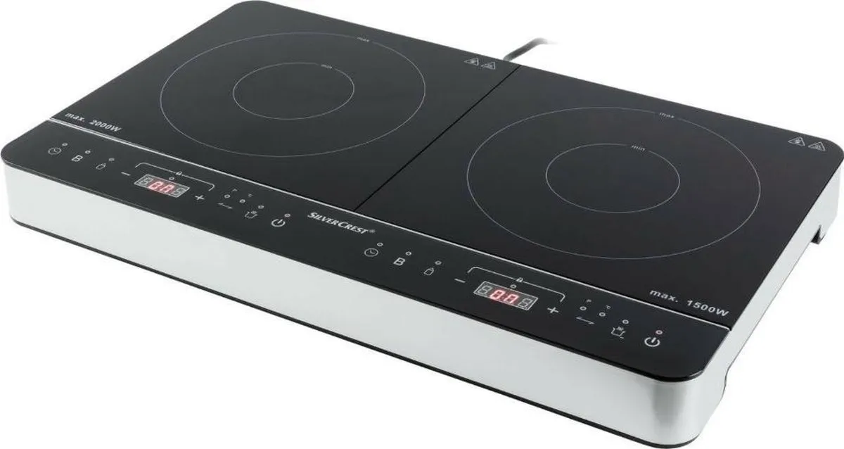 Silvercrest Dubbele Inductiekookplaat 3500W