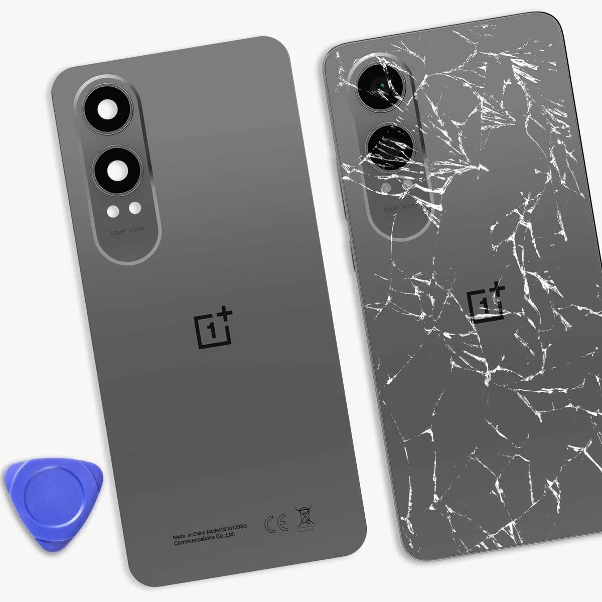 OnePlus Achterkant Nord CE 4 Lite 5G - Zilver - 621033000302