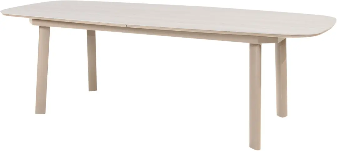 Manolo uitschuifbare dining tuintafel printed ceramic 230-290x100xH75 cm latte T