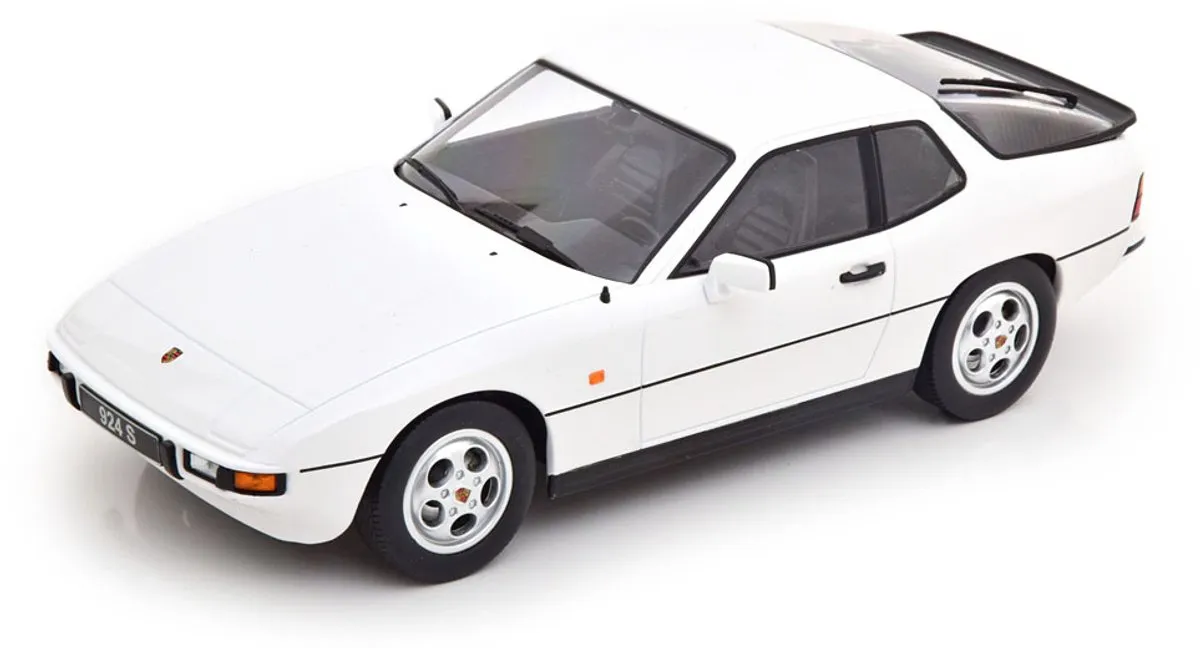 Porsche 924 S 1986 KK Scale Modelauto 1:18 - Wit