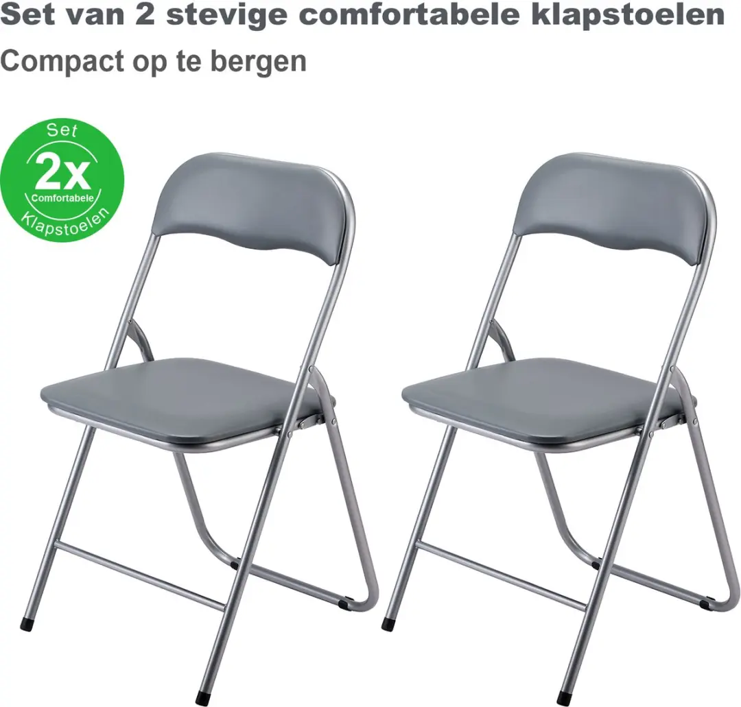Bardi Set van 2 Klapstoelen