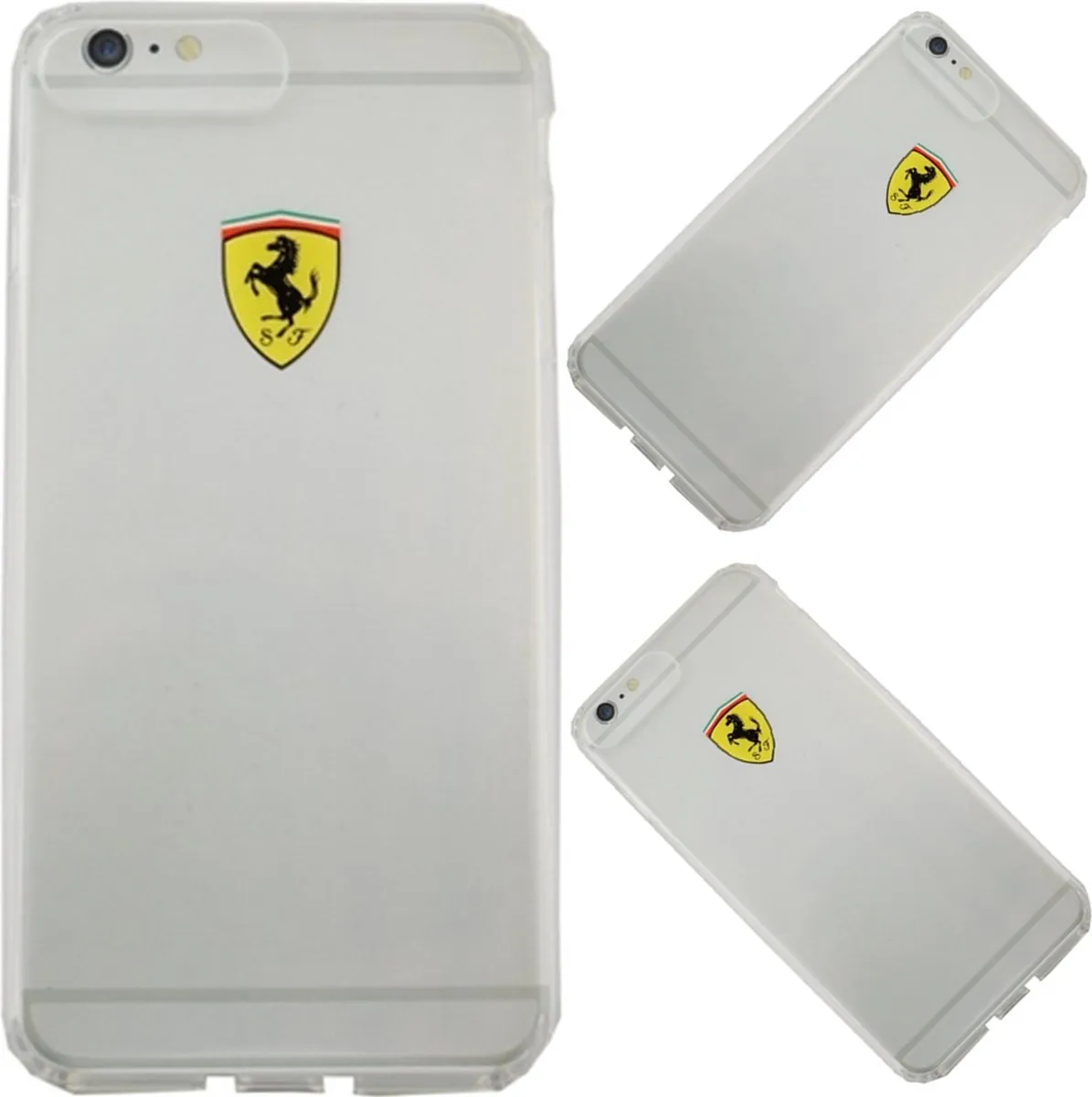 Ferrari iPhone Hoesje Transparant - TPU