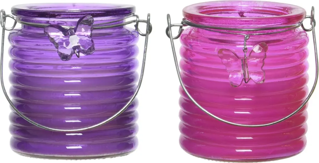 Citronella windlicht met kaars