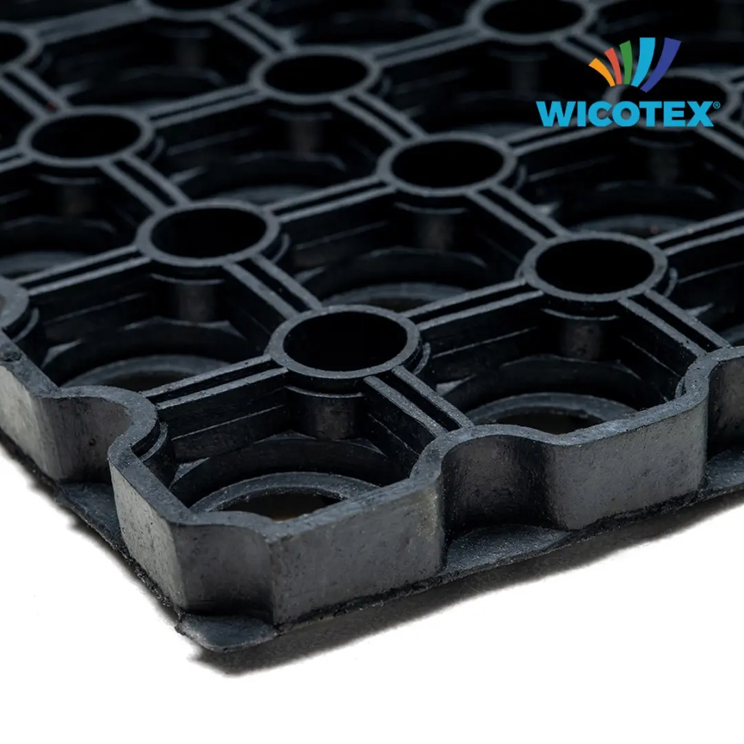 Wicotex Ringmat 40x60cm - Zwart - afbeelding 3 van 4