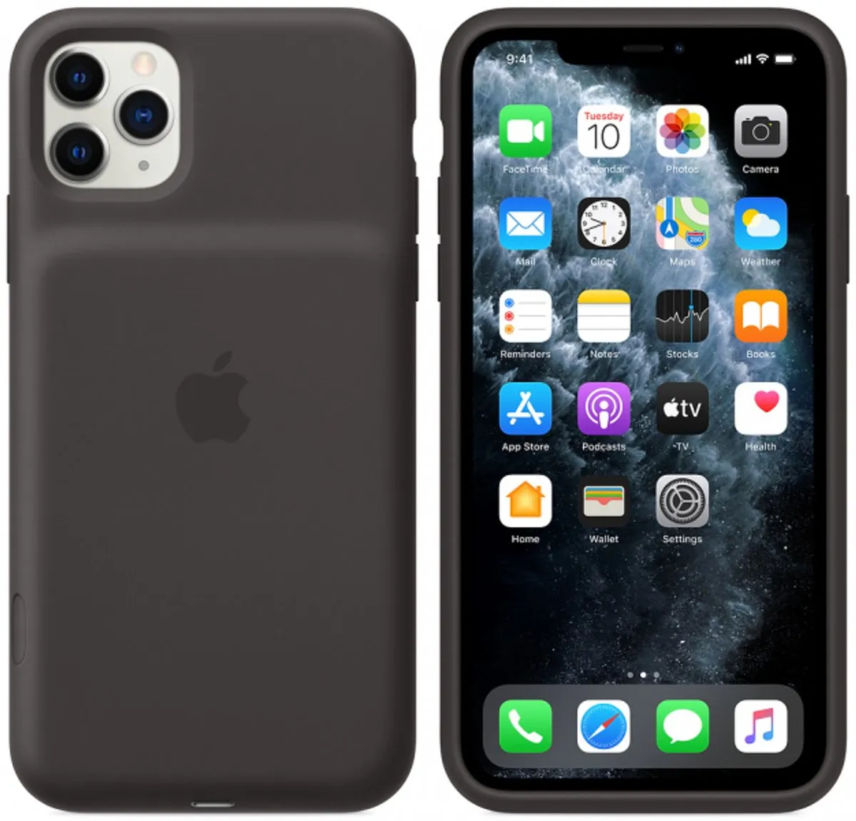 Apple Smart Battery Case MWVP2ZM/A - iPhone 11 Pro Max - Zwart - afbeelding 6 van 6