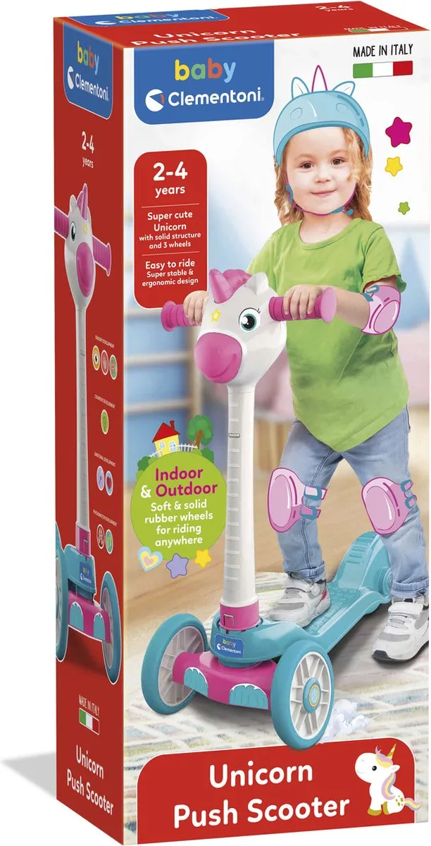 Clementoni Unicorn Step Scooter - 3 Wielen